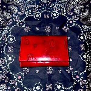 Cartier Bordeaux Happy Birthday Folder wallet🍷